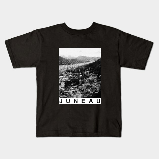 Juneau Alaska United States Kids T-Shirt by Arty Apparel